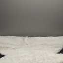 Round Shag Rug - Faux Sheepskin - Area Rug - Throw Carpet - Flokati - Fur Accents Original Designs - USA (5' Diameter, White)