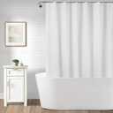 NEWCOSPLAY Plastic Shower Liner Frosted PEVA Shower Curtain 3 Magnet Weighted Bottom & Rustproof Grommets, Standard 72" Waterproof Bath Curtain