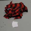 SIMISI RIBBON 10 Pcs Red Green Plaid Christmas Cabinet Door Ribbon Bows Large Bow for Fireplace, Kitchen, Home, Xmas