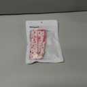 Cotton Dogs Collar Light Pink Flower Patterns for Boys and Girls Cute Dog Collars Summer Fall Gift Adjustable for Medium to X-Large Breed Dogs (L)