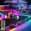 20Ft Led Rope Lights, Flexible Neon Lights Control with App/Remote, Multiple Modes, IP65 Outdoor RGB Waterproof, Music Sync Gaming Light Strip for Bedroom Decor