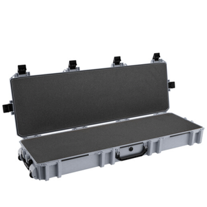 Pelican V800 Wheeled Hard Tactical Rifle Case with Foam Insert (Ghost Gray, 83L)