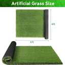 XLX TURF Large Artificial Grass Pad for Dogs Potty, Extra Soft Thick Turf for Indoor Outdoor Patio Balcony, 4 FT X 6 FT
