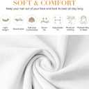 2 x Wisecy Headbands for Women Non Slip - 9PCS Elastic Fabric Hair Band for Women's Hair, Soft Cotton Cloth Stretchy Sweat Headbands for Women for Yoga Workout Running (Black, white, light grey)