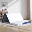 Avenco Foldable Mattress Topper Full, Folding Mattress 4 Inch Memory Foam, Trifold Mattress Portable with Removable Cover & Detachable for Guest Room/Caravan/Camping, Full Size 75"x54"x4"