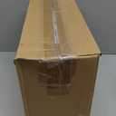 Set of 3 Glass Apothecary Jars with Lids, Clear Bathroom Storage Organizer Canister Set for Qtips, Cotton Swabs, Cotton Balls, Bath Salts (H: 11", 8.5", 7.5", D: 5"; 23 FL.OZ, 34 FL.OZ and 45 FL.OZ)