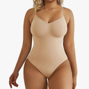 SHAPERX Women's Shapewear Bodysuit Tummy Control Body Shaper Seamless Sculpting Snatched Waist Body Suit, S/M