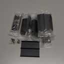 Jetland Cabinets Drawers Edge Pulls - 10-Pack, 3" Overall Length, Black, Concealed Tab Pulls for Kitchen Garage Cabinet Drawers, PW5018B76L