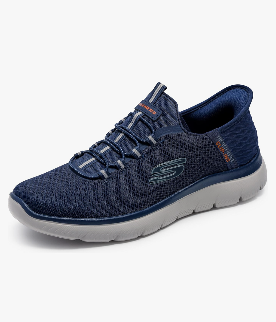 Skechers Men's Summits - High Range Slip-in Sneaker, 10.5, Navy
