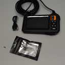 Endoscope Camera with Light, Inspection Borescope Camera with 4.3" IPS Screen, 1920P HD with 8 LED Lights, 16.5FT Semi-Rigid Cord Bore Scope, IP67 Waterproof Endoscope for Sewer, Tools(Orange)