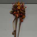 Yunlly Artificial Fall Berry Stems Fall Picks for Floral Arrangements Fake Fall Leaves with Pine Cones Maple Leaves Acorns Autumn Plant for Harvest Thanksgiving Festival Decor (6 Pcs)