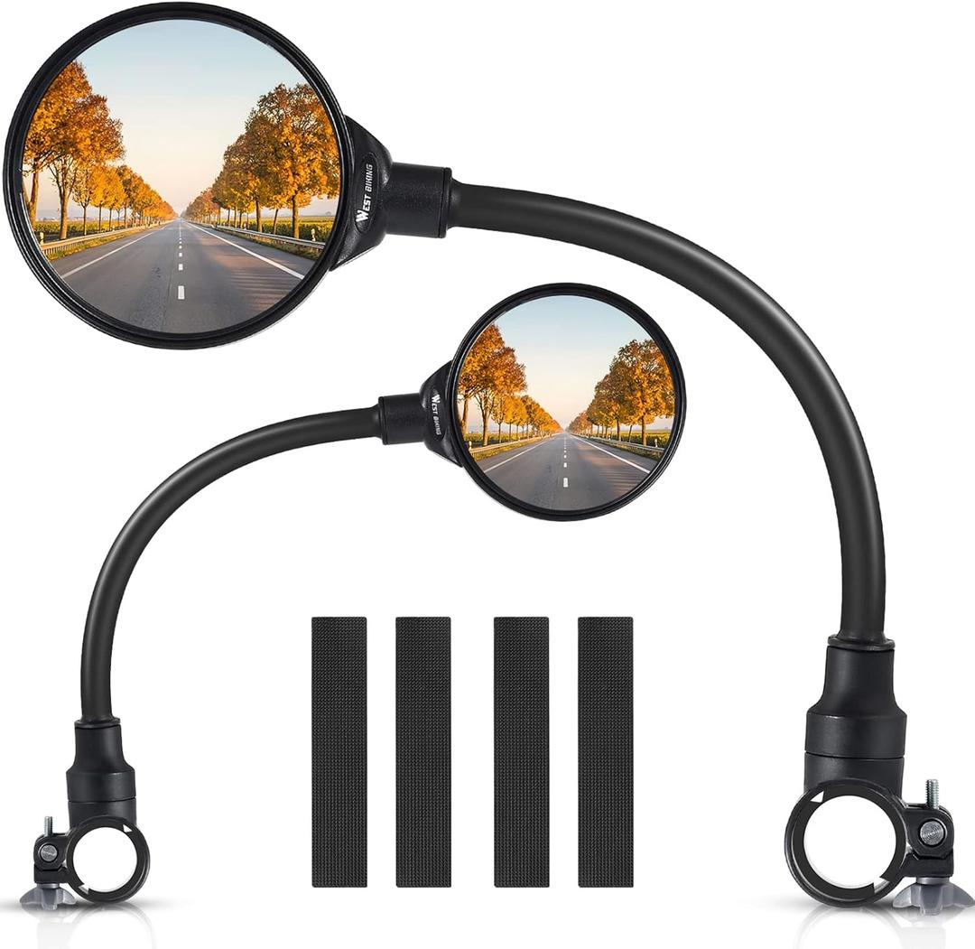 Motorbike Mirror 2PCS Bicycle Rearview Handlebar Mirrors