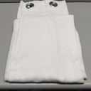 NICETOWN White Sheer Linen Curtains for Living Room 84 inch Length 2 Panels Set, Grommet Semi Sheer Privacy with Light Filtering Flax Window Treatments for Bedroom, W52 x L84