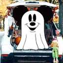 Halloween Trunk or Treat Decorations,Mouse Theme Pumpkin Trunk or Treat Backdrop for Halloween Car SUV Truck Garage Door Archway Decorations