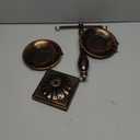 Vintage Style Metal Libra Jewelry Display Tray Cosmetic Organizer Storage, Bronze (One Size)