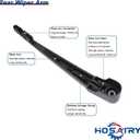 Rear Wiper Arm Blade Set for BMW X5 F15 2014-2018, for BMW X5M F85 2015-2018 Rear Windshield Wiper Arm Blade Assembly 61627294431