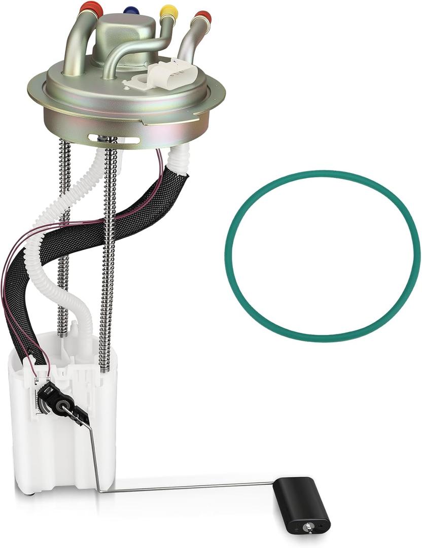 SP6358M Electric Fuel Pump with Sending Unit & O-ring Compatible with Chevy Silverado GMC Sierra 2500 3500 HD Classic V8 6.6L 2004-2008 Replace E4073R FG0358 MU1228 P74700R 19150402