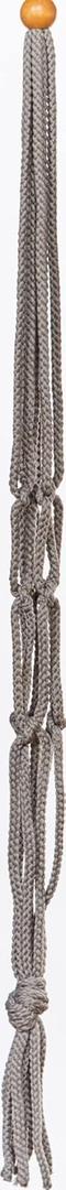 2046 Macram Plant Hanger, 18", Tan