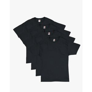 Hanes Men's Comfortsoft T-Shirt (Pack Of 4), Color: Black, Size: 4Xl