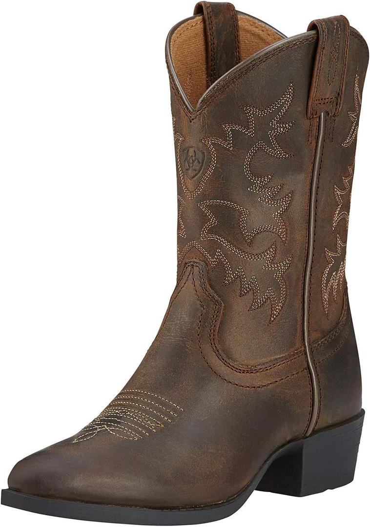 ARIAT BMVY9 Heritage Western Western Boot Distressed Brown 2.5