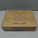 Smart Door Lock, OLUMAT Keyless Entry Door Lock Fingerprint Door Lock with Keypad Digital Lock with Handle for Home, Rental, Garage, Office and Hotel