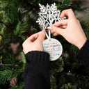 7 x Gifts for Coworkers, Funny Christmas Ornaments 2025, Best Friend, Work Bestie, Friendship, Coworker Leaving, Retirement Gifts Women Men Ceramic Ornament