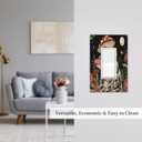 Mushroom Skull Skeleton Moon Star Plants Floral 1-Gang Decora GFCI Device Single Rocker Wall Plate Oversized Electrical Decorative Decorator Light Switch Receptacle Outlet Cover