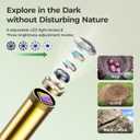Rechargeable Kids Borescope Snake Camera Toy with Light: STEM Science Educational Birthday Gift Ideas for 4 5 6 7 8 9 10 Years Old Boys Girls Outdoor Nature Exploration Activities/Games
