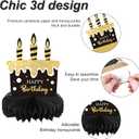 9 Pieces 50th Birthday Decoration 50 th Birthday Centerpieces for Tables Decorations Cheers to 50 Years Honeycomb Table Topper for Men and Women Fifty Years Party Decor Supplies