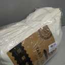 BRILLMAX 6 Pack Ivory Round Tablecloths 120 Inch - Circle Bulk Linen Polyester Fabric Washable Table Cloth Cover for Wedding Reception Banquet Birthday Party Buffet Restaurant