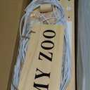 Stuffed Animal Storage Zoo, Wooden Stuffed Animal Organizer with Elastic Cords for Boys Girls, Space Saving Toy Plushies Storage Holder for Playroom, Bedroom, Living Room (Burlywood, Small)