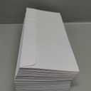 Xxcxpark 120 PCS #10 White Self Seal Kraft 4-1/ 8 x 9-1/ 2 inches Security Envelopes, Windowless Invisible Envelopes Super Strong Quick Seal Envelopes Security Tint Pattern Secure