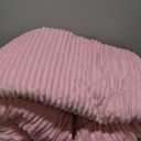 Texciting Heated Blanket Electric Blanket Throw 50”X60”-Heating Throw with 5 Heat Settings-3 Hours Auto Off,ETL Certified,Machine Washable (Pink)