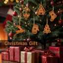 Christmas Tree Decorations, Christmas Tree Ornaments Set for Crafts Hanging Decorations with Twine for Winter Home Tree Garland Christmas Decoration (The Deer)