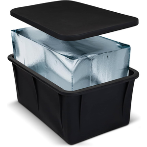 XX-Large Ice Block Mold for Cold Plunge Bath with Airtight Lid, Makes 12lb Large Ice Cubes