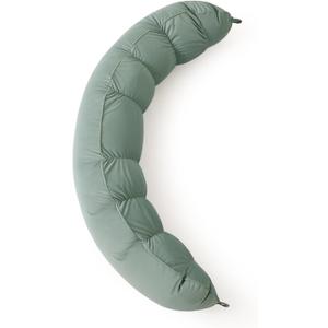 Ailuteie Peallow(Pat. Pend) – Long Round Body Pillow for Adults, Bolster Pillow for Sleeping, Soft and Supportive Pillow for Sleeping & Lumbar Support(Willow Green, 59")