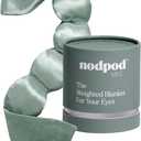 nodpod Mineralized Silk Gentle Pressure Sleep Mask, Weighted Eye Mask, Willow Silk