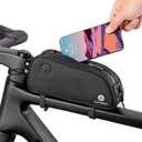 ROCKBROS Top Tube Bike Bag Bicycle Top Tube Bag Front Frame Bag Cycling Accessories Bike Pouch Lightweight Portable New Mounting System (STYLE 2)