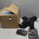 PACEARTH Weighted Vest, 6lb Weight Vest with Reflective Stripe, Body Weight Vests for Women, Men, Weight Loss Workout, Strength Training, Running, Walking, Jogging (Black)