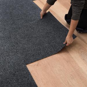 Mohawk Home 24 x 24 Indoor/Outdoor 0.25" Pile Height, Peel and Stick Carpet Tile, Grey Polyester, (15 Tiles), (60 sqft/Box) Mohawk Home 24 x 24 Indoor/Outdoor 0.25" Pile Height, Peel and Stick Carpet Tile, Grey Polyester, (15 Tiles), (60 sqft/Box)