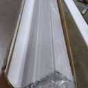 DIYHD 38X80in Glass Accordion Door with Latch&Handle, Double-Layer Thickened PVC Folding Interior Door with Frosted Acrylic - Blocks Views, Lets Light In, Easy Install for Closet, Utility&Room Divider