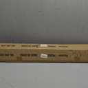 2 Pack Curtain Rods 72 to 144 Inch, Adjustable 1-Inch Window Curtain Rods, Heavy Duty Single Telescoping Drapery Rods with Cap Finials, Brass