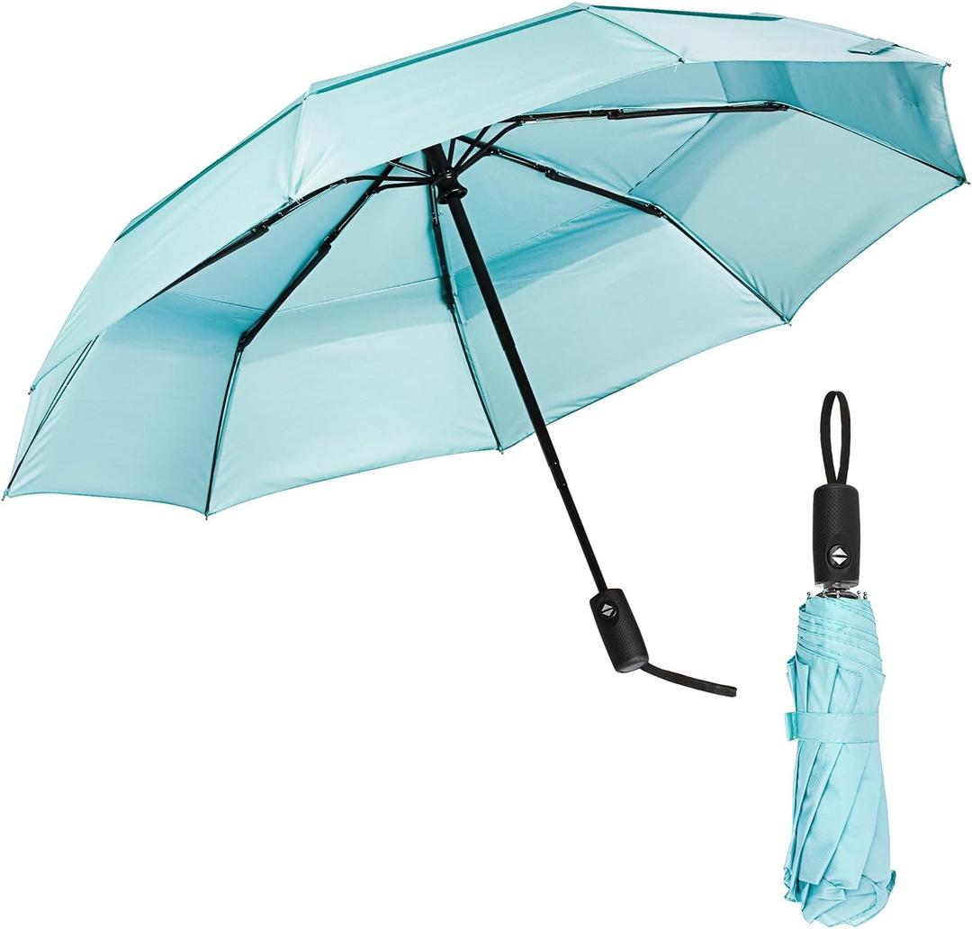 Mr. Pen- Windproof Travel Umbrella, Small Water-Resistant Automatic Folding Umbrella for Rain and Sun, Light, Compact and Portable for Women & Men, Fits Car & Backpack