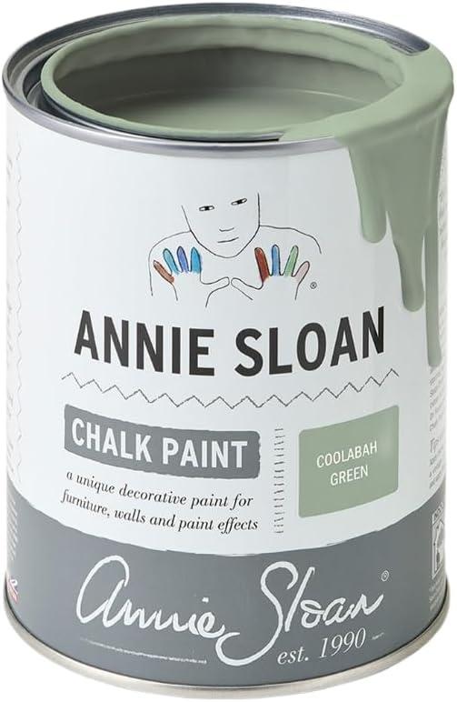 Annie Sloan Chalk Paint (Coolabah Green, 1 Litre/33.8 Fl Oz) a unique decorative paint for furniture, cabinets and home dcor with no sanding or priming