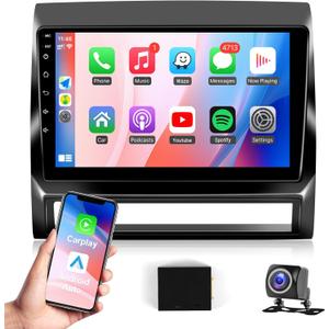 Naifay Car Radio for Toyota Tacoma 2005 2006 2007 2008 2009 2010 2011 2012 2013 2014 2015 Stereo, 9inch Touch Screen for Tacoma Radio with Carplay Android Auto BT GPS WiFi, Support J.B.L & Big Screen
