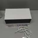 1/64 Scale Diecast Display Case for Hot Wheel Storage with LED Lights, Stackable Electric Garage with Voice Control, 3 Replaceable 3D Scenes Parking Lot Diorama for Model Cars (White)