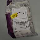 jinchan Ruffled Floral Valance Curtain Shabbychic Linen Window Valance 18 Inch Farmhouse Rustic Window Treatment for Kitchen Bedroom Living Room Rod Pocket 1 Panel Black on Linen