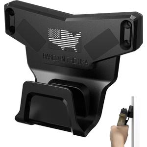 Magnetic Gun Mount for Car & Truck - Gun Holder for Pistol, Shotgun & Revolver, Up to 15 LBS with Trigger Guard Protection, Conceal in Desks, Safes & Walls (1 PACK)