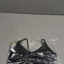 Nike Girls' Indy Sports Bra (X-Small, Black/Black)