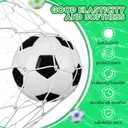 WILLBOND 36 Pcs Traditional Soccer Balls Bulk Size 4 Soccer Ball for Indoor Outdoor Game Practice Training Sport Gift for Adults Players